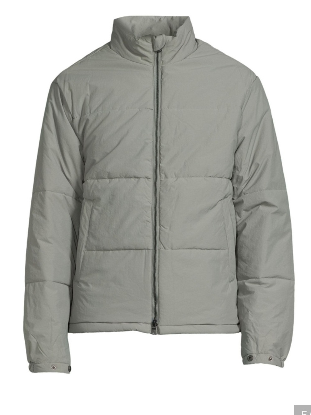 Onia Lightweight Puffer Jacket in Sage